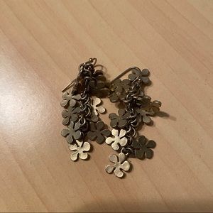 Gold Flower Earrings